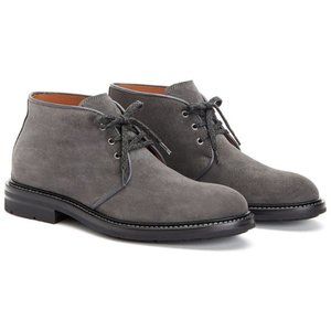 *MADE IN ITALY* AQUATALIA Suede Grey Chukka Boot